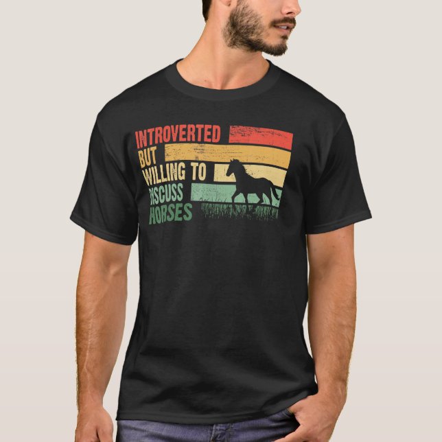 Mode Introvertiert, aber Diskutiert GERNE ÜBER PFE T-Shirt (Vorderseite)