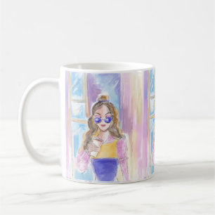 Mode-Kaffeemännchen Kaffeetasse
