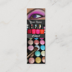 Mode-Lidschatten Palete bilden Künstler Mini Visitenkarte