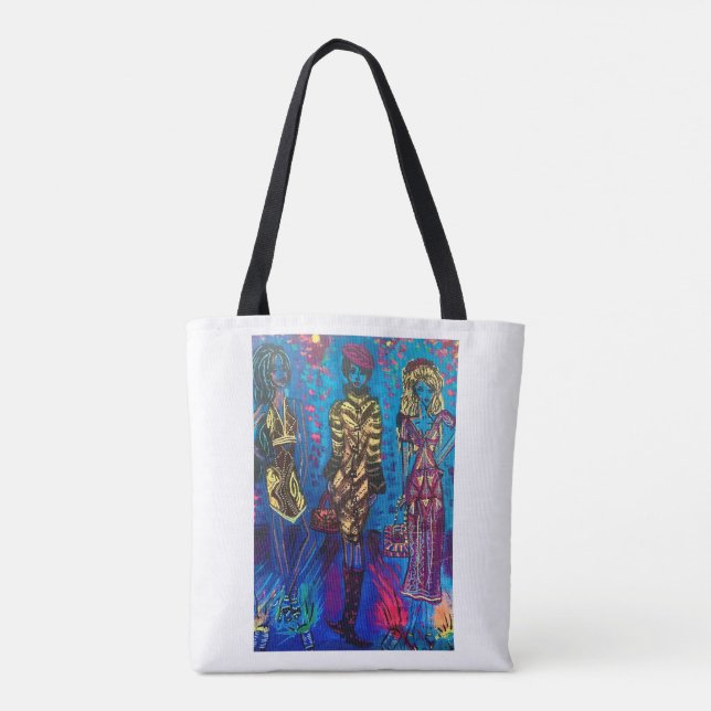 Mode Mädchen Laufsteg-Tasche (Rückseite)