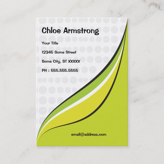 Mode (mollig) visitenkarte (Vorderseite)