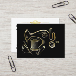 Mode, Nähen, Version der Seamstress Business Card Visitenkarte