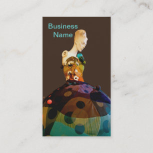 Mode- oder Makeup-Stylist-Visitenkarte Visitenkarte