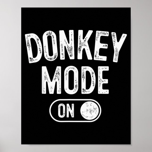 Mode On Costume Funny Farmer Gift Falm Animal Love Poster (Vorne)