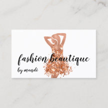 Mode Online Shop Logo Kupfer Rose Dress QR