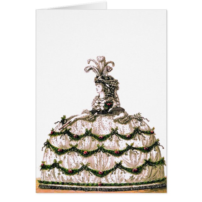 Mode-Platte ~ Karten-französische historische (Vorne)