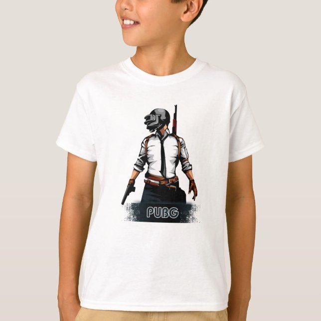 Mode Pubg T - Shirt-Junge " s T-Shirt (Vorderseite)