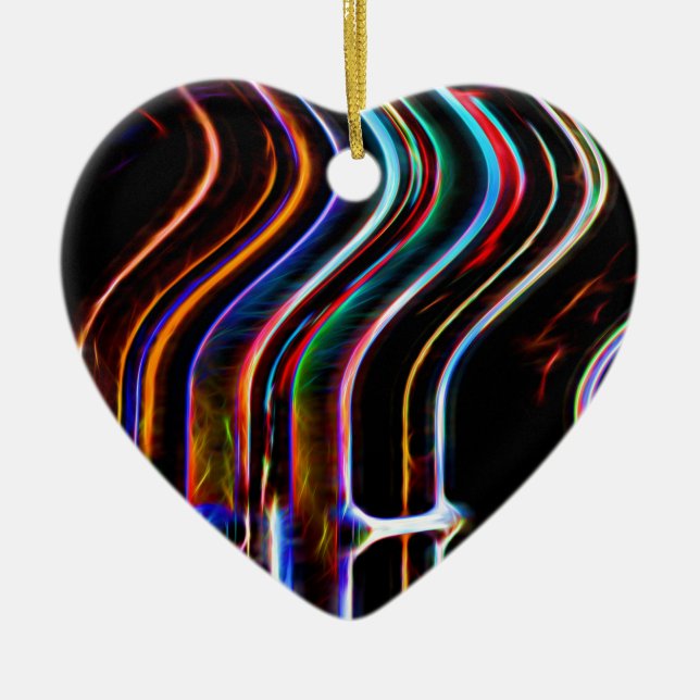 Mode Radiation Keramik Ornament (Vorne)