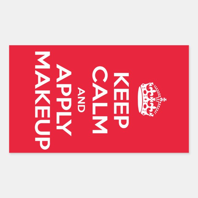 Mode Rechteckiger Aufkleber (Vorderseite)