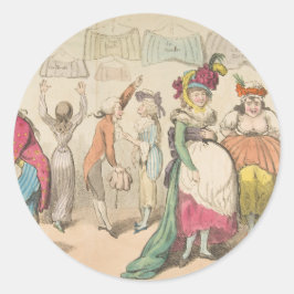 Mode - Round Stickers for Stationery