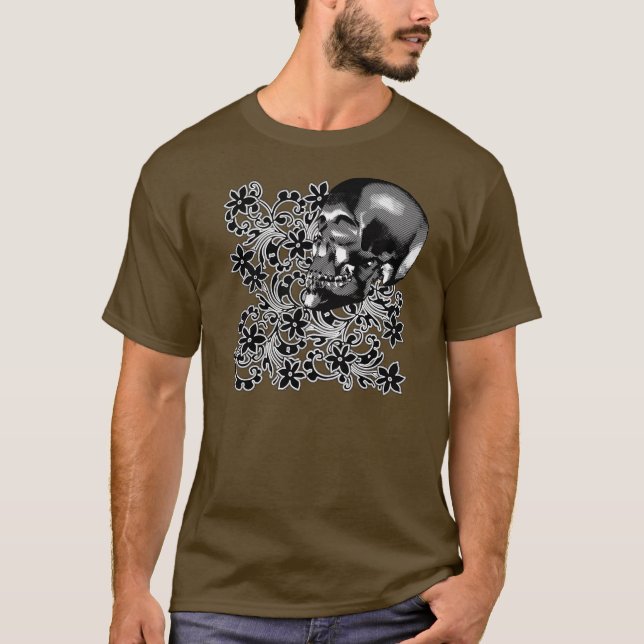 MODE-SCHÄDEL T-Shirt (Vorderseite)