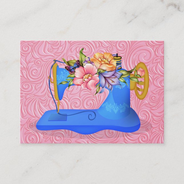 Mode / Seamstress Business Card - SRF Visitenkarte (Vorderseite)