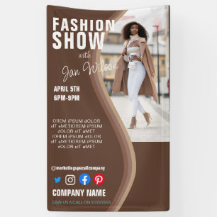 Mode-Show BUSINESS Custom Logo Flyer Poster Pen Banner