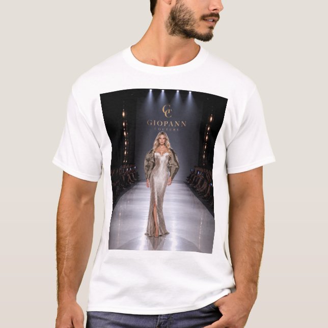 | Mode-Show-Kunstprint T-Shirt (Vorderseite)