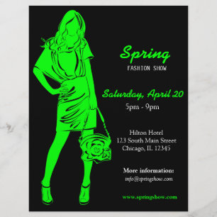 Mode Show (Limette) Flyer