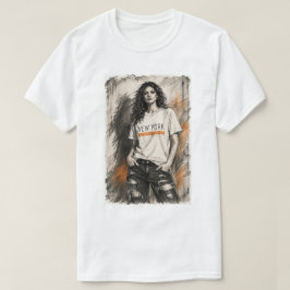 Mode-Skizze-T-Shirt T-Shirt