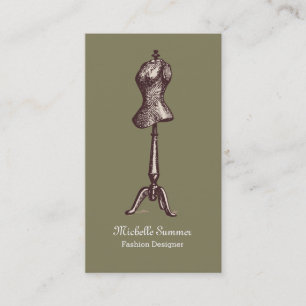 Mode-Stylist-Designer-Geschäfts-Karten-Schablone Visitenkarte