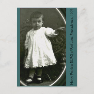 Mode-Toddler von 1909 Postkarte