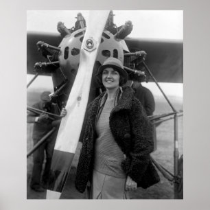 Mode trifft Luftfahrt, Zwanzigerjahre Poster