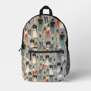Mode und Gefühl fabelhaft Bedruckter Rucksack