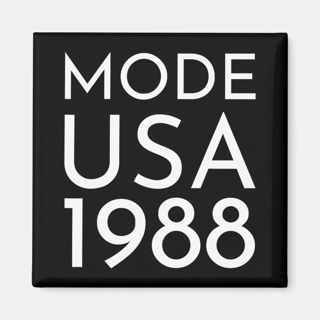 Mode Usa 1988 M Tour  Magnet (Vorne)