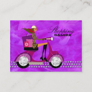 Mode-versieht persönlicher Käufer-Schmuck Veilch Visitenkarte