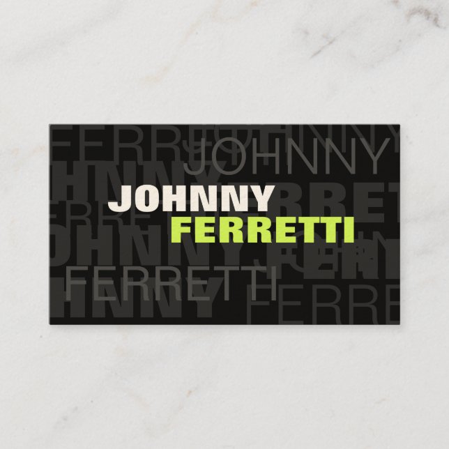 Mode viii visitenkarte (Vorderseite)