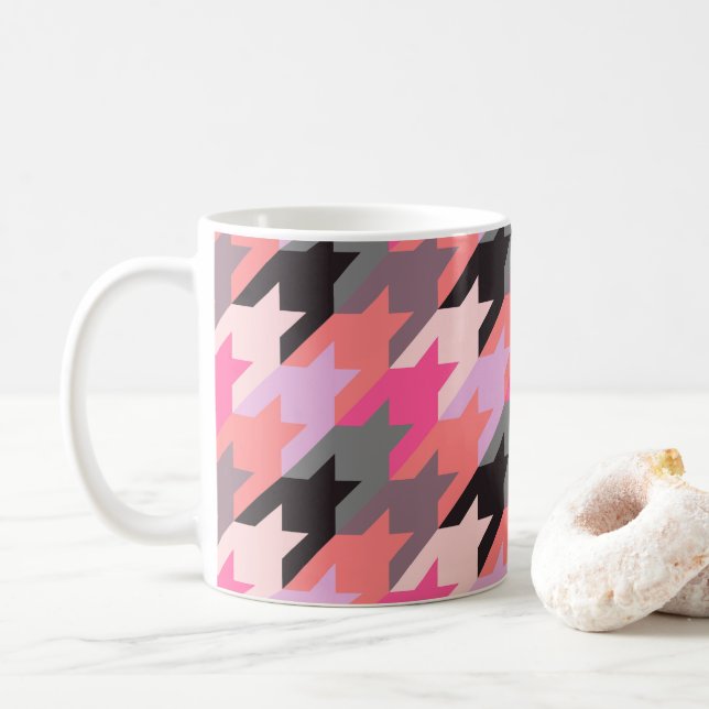 Mode Vintag Niedlich - Muster Stilvoll modern Kaffeetasse (Mit Donut)