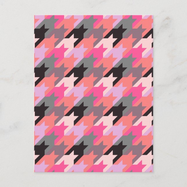 Mode Vintag Niedlich - Muster Stilvoll modern Postkarte (Vorderseite)