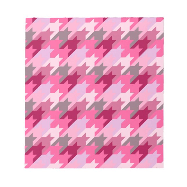 Mode Vintage Stylisch- Muster Modern Frühling Notizblock (Vorderseite)