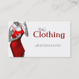 Mode-Visitenkarte Visitenkarte