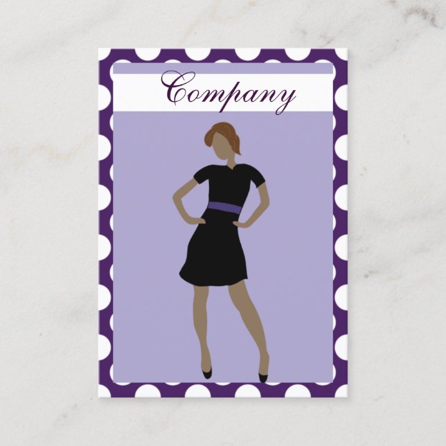 Mode Visitenkarten Visitenkarte (Vorderseite)