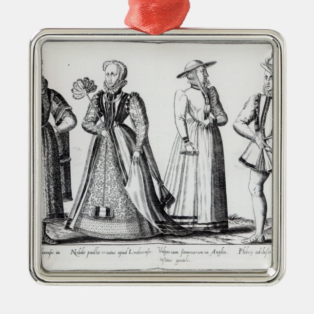 Mode während des Tudor Zeitraums Ornament Aus Metall (Vorne)