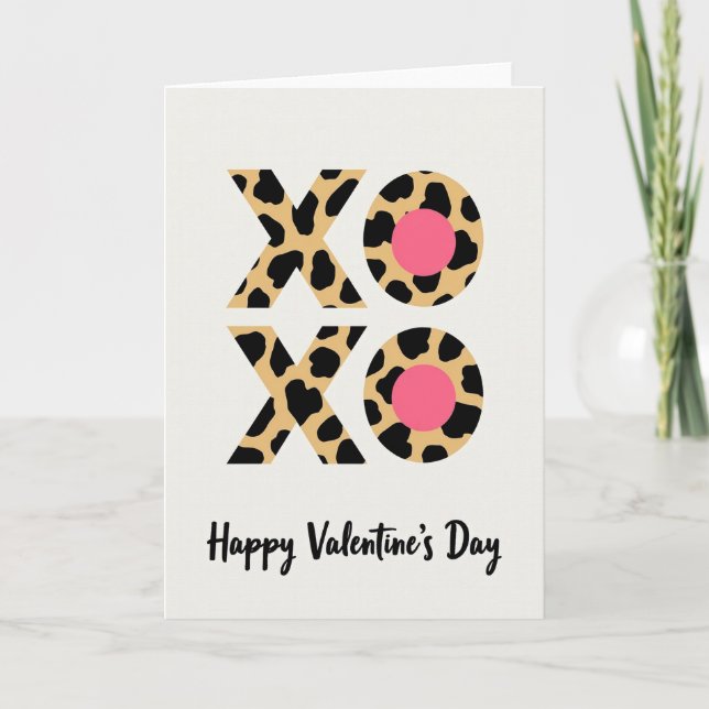 Mode Xoxo Valentinstagskarte Karte (Vorderseite)