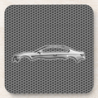 Mode-Zusatz-cooler Entwurf des Kohlenstoff-Auto-3D Getränkeuntersetzer
