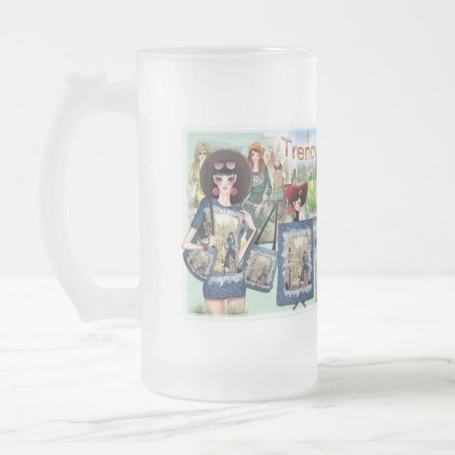 Modeausdrücke Mattglas Bierglas (Links)