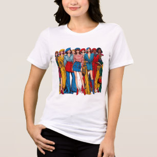 Modebewusst Tri-Blend Shirt