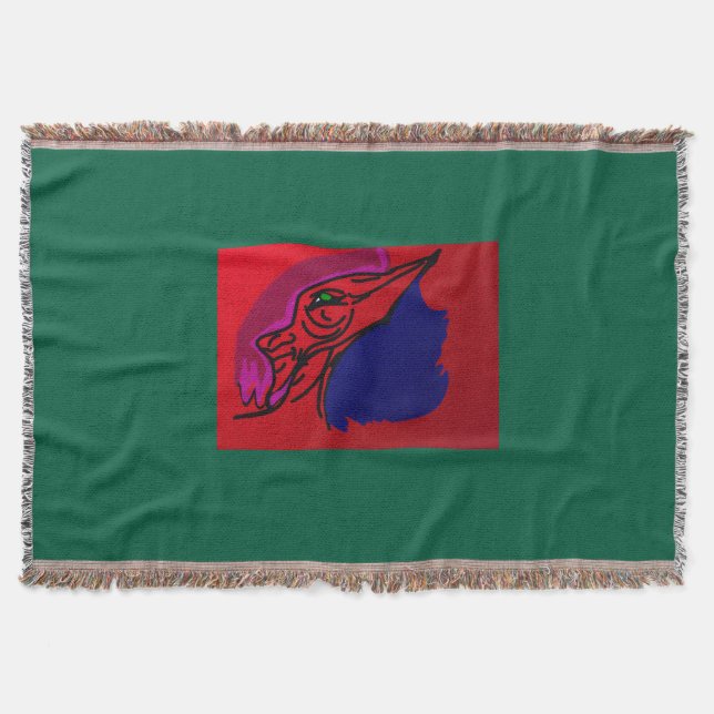 Modebewusster Drache Decke (Vorderseite)