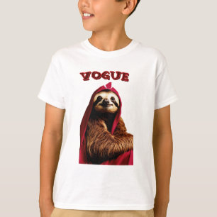 Modebewusster Faultier in Style – Lustiges und Eig T-Shirt