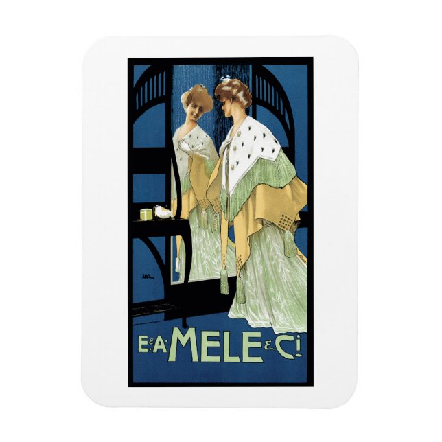 Modebewusster Spiegelblick Magnet (Vertikal)