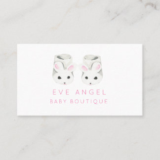 Modeboutique für Baby- und Neugeborenenkleidung Visitenkarte