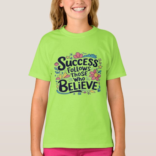 Modedesign-Gehen und guter T - Shirt (Vorderseite)