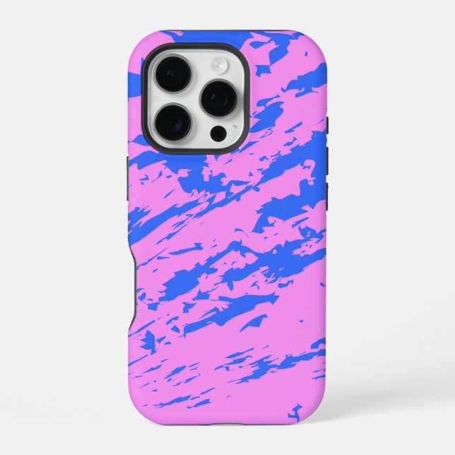 Modedesign mit Muster iPhone Hülle (Rückseite)