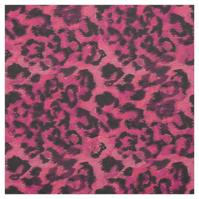 Modedesign, rosa und schwarz, gepunktet, Leopard Stoff (Muster)