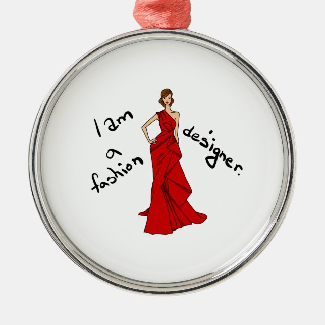 Modedesigner Ornament Aus Metall (Vorne)