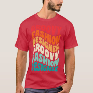Modedesigner Vintage Retro 60er 70er 80er Vibes T-Shirt