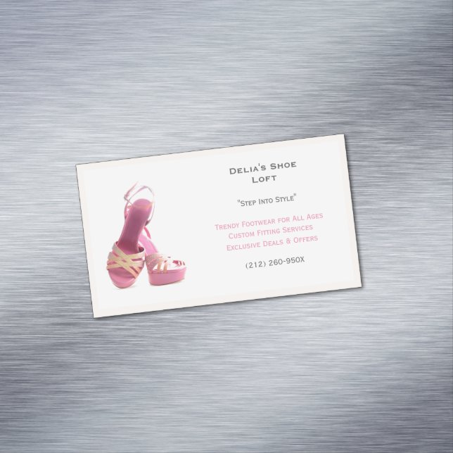 Modeerscheinungen Magnetische Visitenkarte (Beispiel)