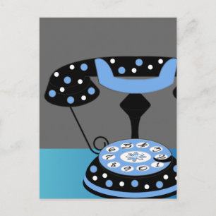 Modefernsprecher Postkarte