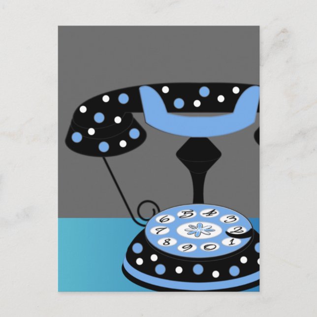 Modefernsprecher Postkarte (Vorderseite)