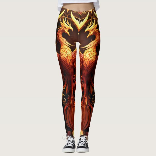 ModeFlex – Trendige Damen-Leggings mit hoher Elast Leggings (Vorderseite)